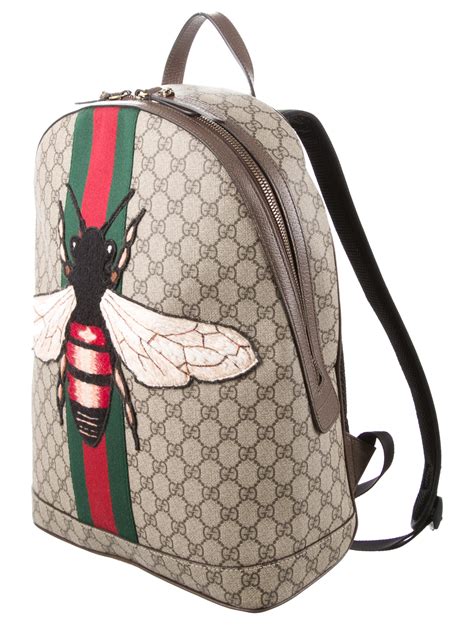 gucci bee mini backpack|authentic Gucci backpack.